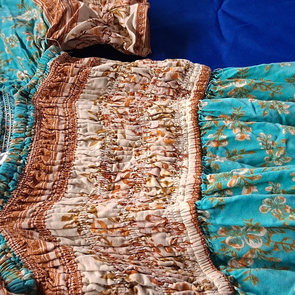 Nwot Nagoo Boho Ladies Square Neck Dress - image 3